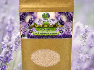 CBD Bath Salts Infused With Botanicals