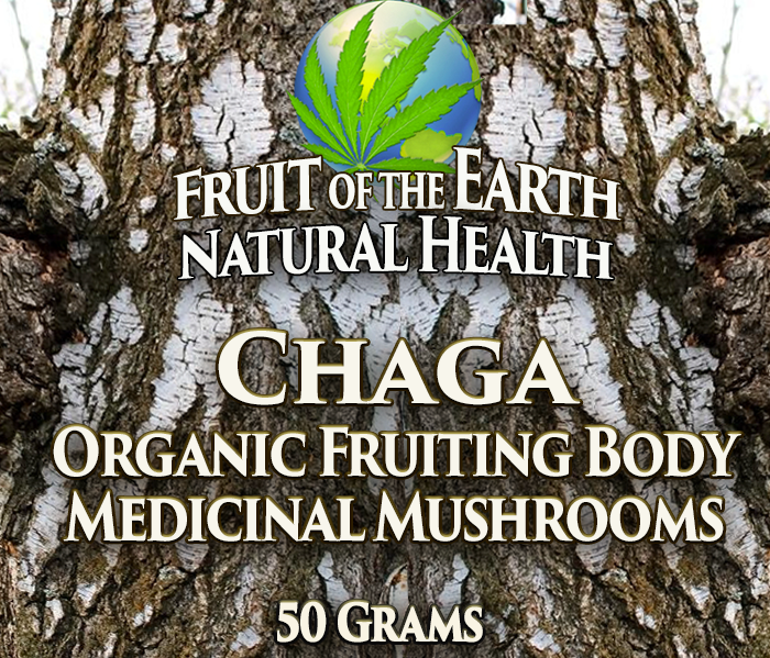 Water-Soluble Whole Mushroom Powder - 50g Chaga